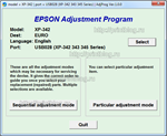 Adjustment program Epson XP-342 (XP-340) сброс памперса