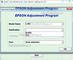 Adjustment program Epson L382, L386, L486 (Reset)