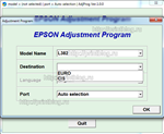 Adjustment program Epson L382, L386, L486 (Сброс)