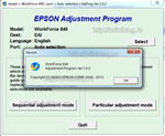 Adjustment program Epson WF 840, 845 (Сброс памперса) - irongamers.ru