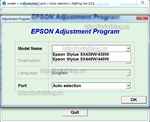 Adjustment program для Epson Stylus SX430W, SX435W