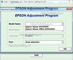 Adjustment program Epson SX535WD Office BX535WD (Сброс)