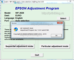 Adjustmen program Epson WF-3620, WF-3640