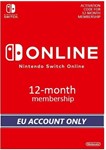 Nintendo Switch Online - 12 Month Subscription EURO