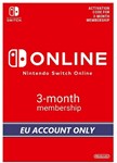 Nintendo Switch Online - 3 Month Subscription EURO