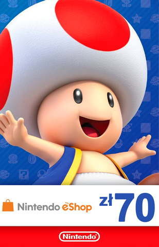 Nintendo eShop Store Poland: Payment card 70zl