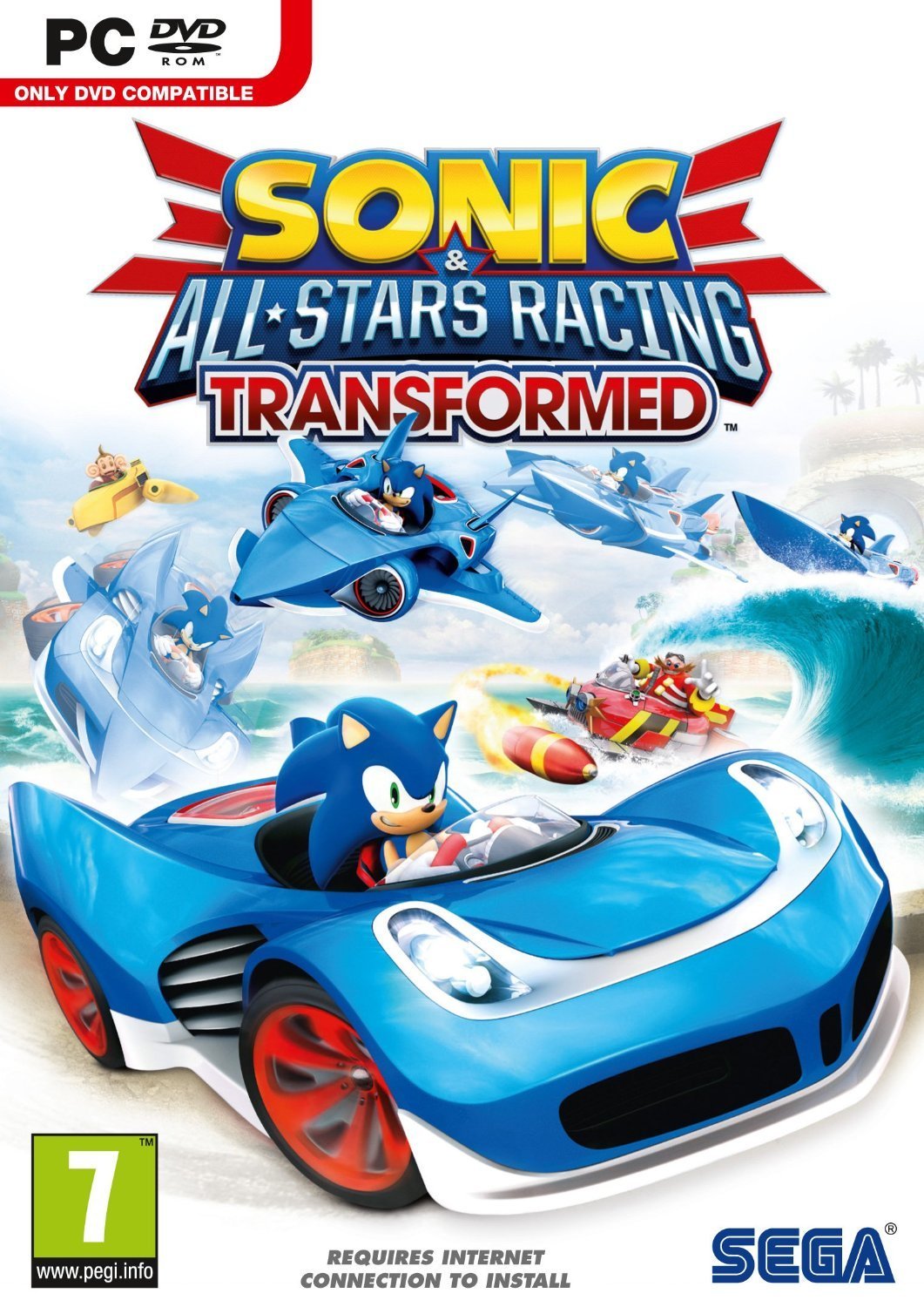 Sonic & All-Stars Racing Transformed (Steam Key/RU/CIS)