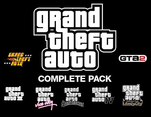 Grand Theft Auto GTA Complete Pack с GTA 1,2 Steam ROW