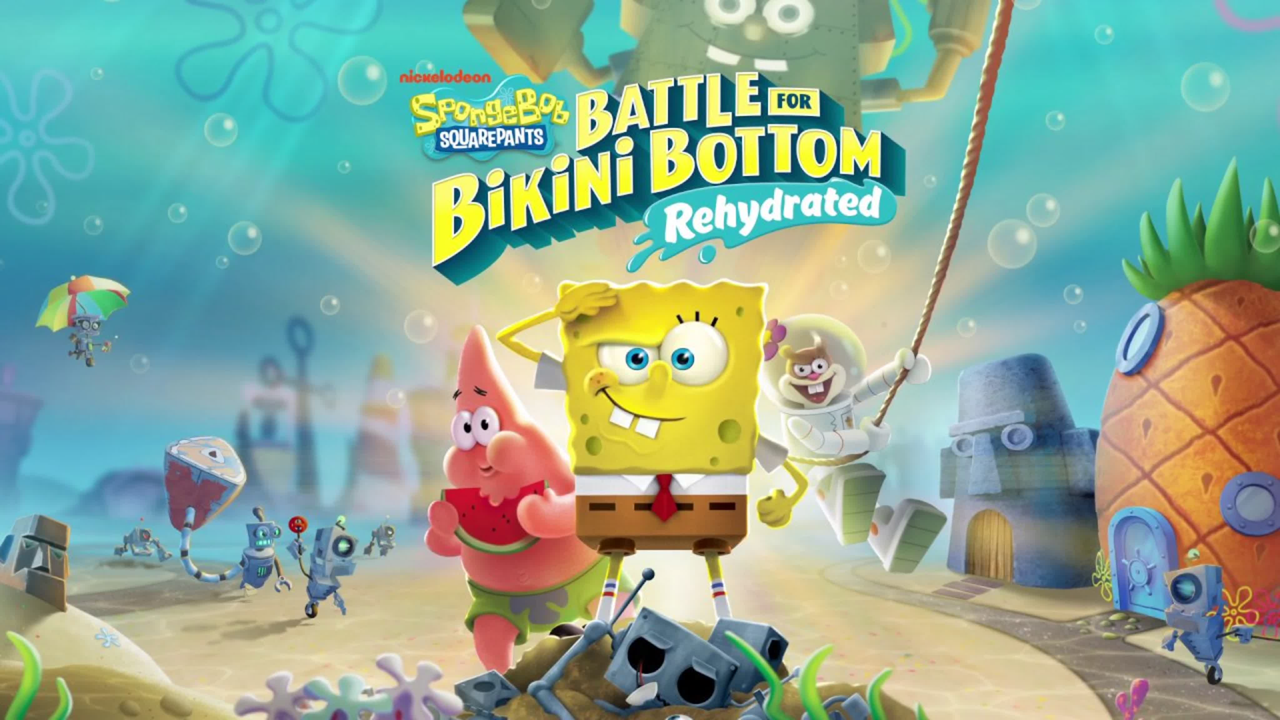 Игры спанч боб бикини боттом. Губка Боб бикини Боттом игра. Spongebob Squarepants: Battle for Bikini bottom - rehydrated. Губка Боб квадратные штаны игра 2020. Губка Боб квадратные штаны битва за бикини Боттом.