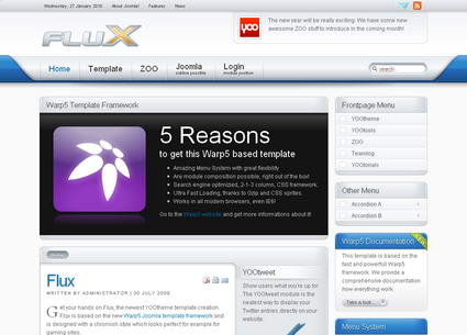 Шаблон Flux