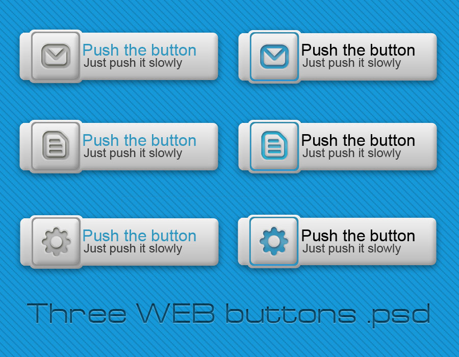 Web кнопки PSD | WEB buttons PSD