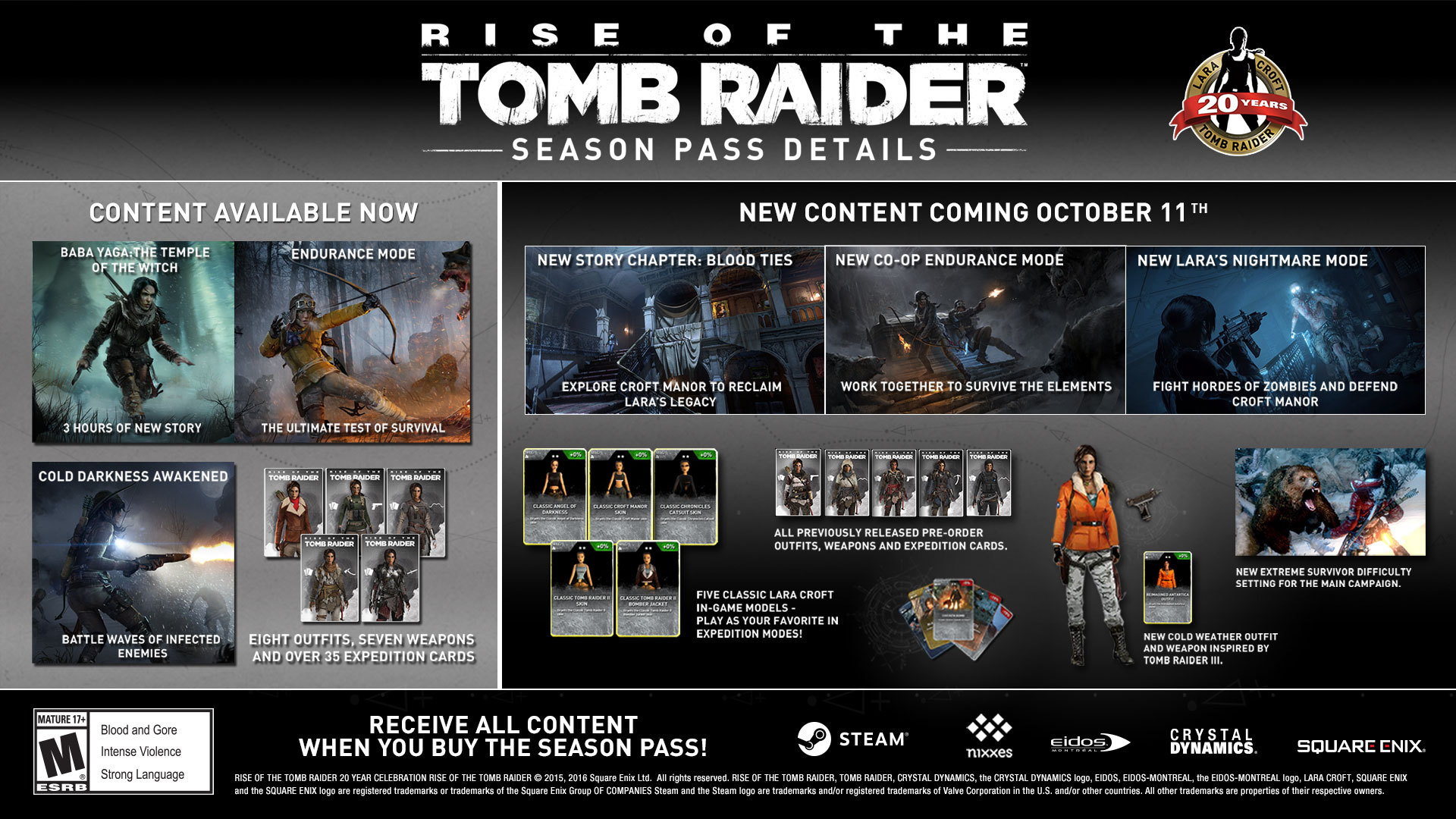 что входит в season pass rise of the tomb raider (120) фото