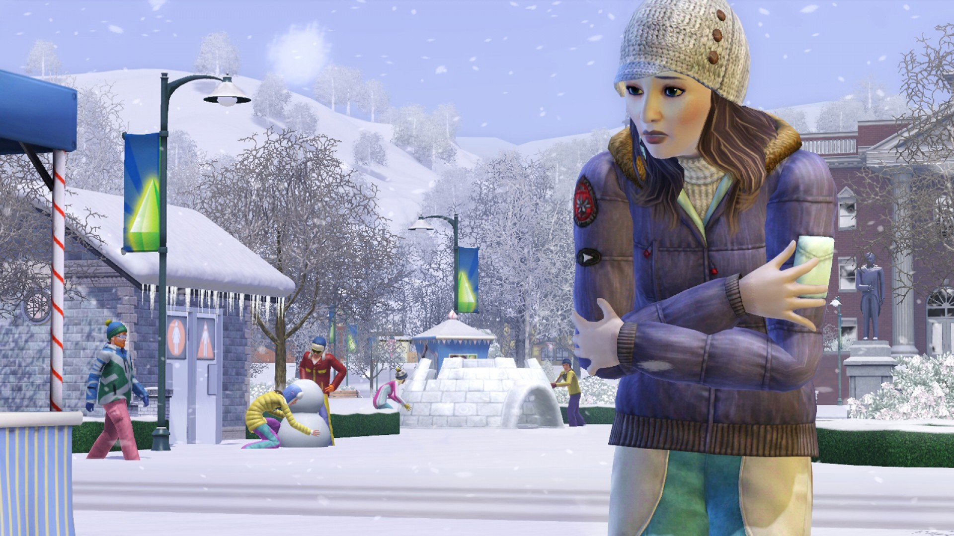 Шхд зима. Симс 3 Seasons. SIMS 3 новый год. Симс 3 времена года. Симс 3 зима