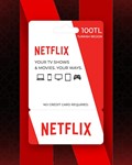 NETFLIX GIFT CARD 100 TL TURKEY