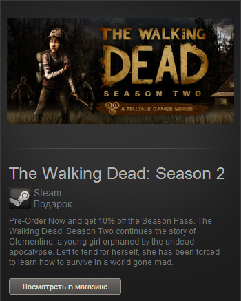 The Walking Dead: Season 2 (Steam Gift/RU-CIS)