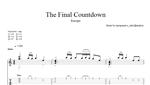 The Final Countdown (Europe) ноты, табы.