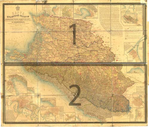 Старая  привязанная карта    1902 года В.И. Иваненкова