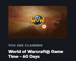 Тайм карта World of Warcraft на 60 дней (US/NA) 🔥