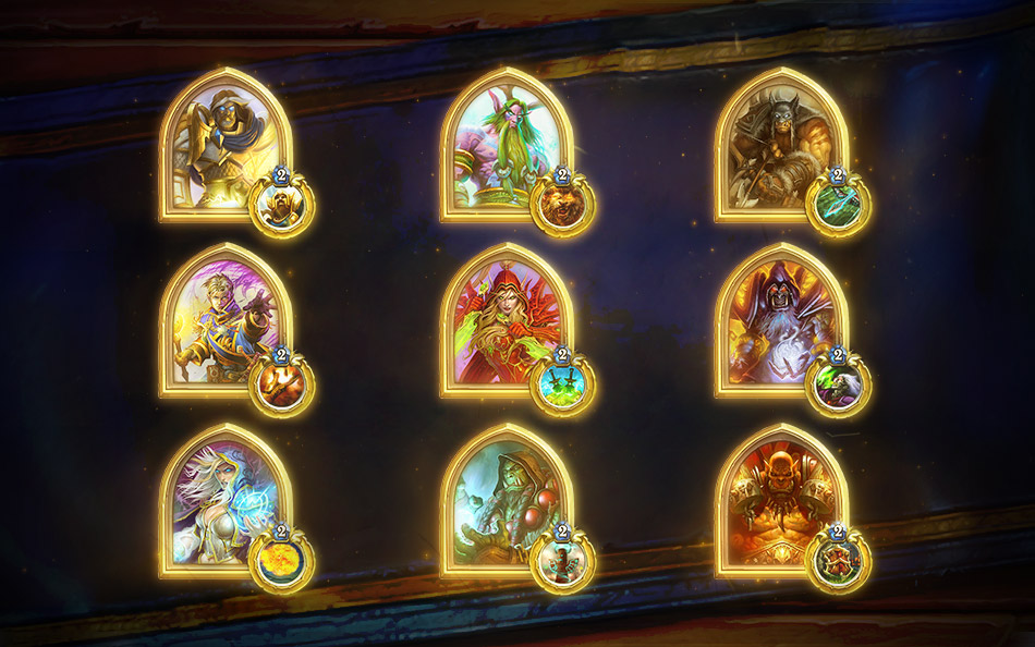Hearthstone - Gold portrait of the character. 500 wins