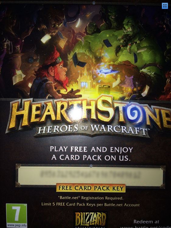 Hearthstone Expert (Booster) Pack Key для Battle.net