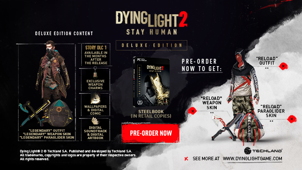 Dying Light 2 коллекционное издание предзаказ. Dying Light 2 коллекционное издание. Dying Light 2 бонусы за предзаказ.