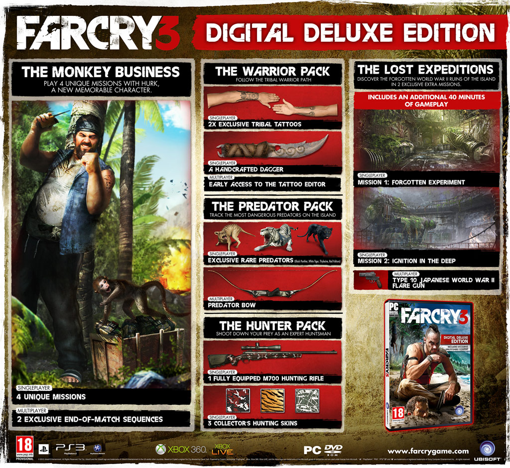 far cry 3. deluxe edition скачать Скачать патч для far cry 3 deluxe edition fregatastra. Ru.