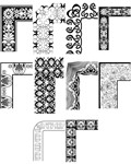 10 black-and-white vector frames for text - irongamers.ru