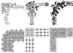 Black and white vector ornamental frame - irongamers.ru