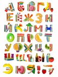 Декоративные буквы из мармеладных конфет
