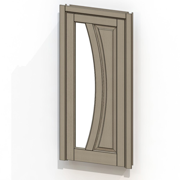 Дверной блок 003 (Каталог 3D-Уроки по SolidWorks)