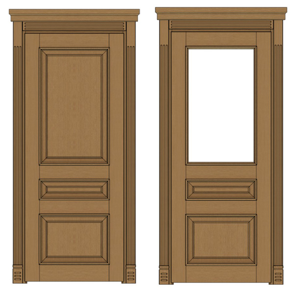 Дверной блок 004 (Каталог 3D-Уроки по SolidWorks)