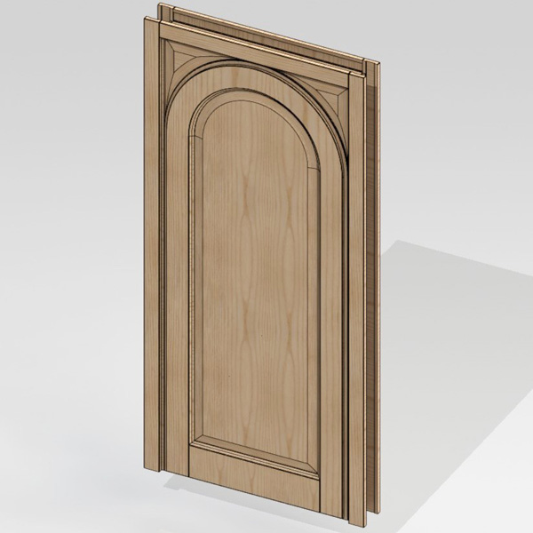 Дверной блок 005 (Каталог 3D-Уроки по SolidWorks)