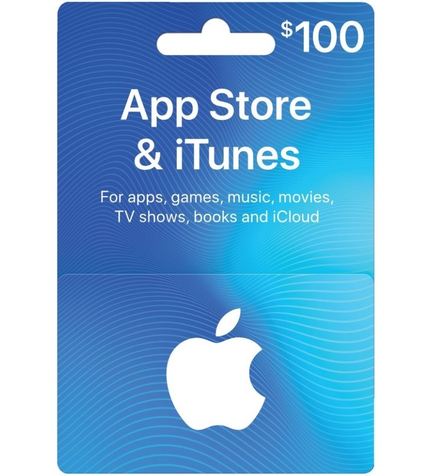 ⭐️ iTunes 100 USD Gift Card (Official 🔑KEY)