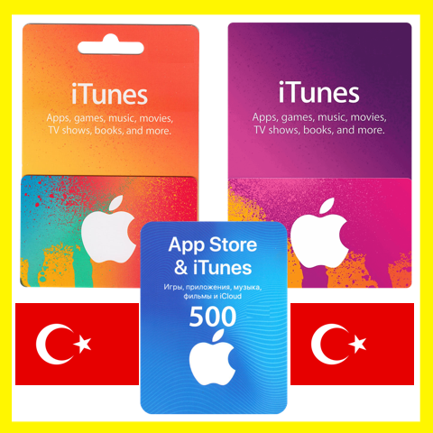 ⭐️ ALL GIFT CARD⭐ 🇹🇷 iTunes/App Store 25-3000 TL (Tur