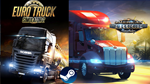 🚔🚍 Euro Truck Simulator 2 + American Truck Simulator