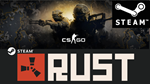 RUST + CS GO Global Offensive ONLINE (GLOBAL)