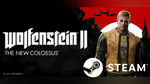 ⭐️ Wolfenstein II: The New Colossus STEAM (Region free)