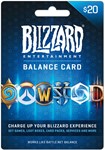 ⭐️ 20 USD Blizzard Gift Card [USA] (Официальный 🔑КЛЮЧ) - irongamers.ru