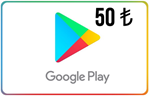 ⭐️🇹🇷 50 TL - Google Play  (Официальный КЛЮЧ) - Турция