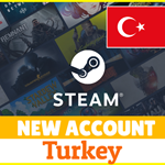 ⭐️✅ Новый аккаунт Steam (🇹🇷Турция)+СМЕНА ПОЧТЫ $БОНУС