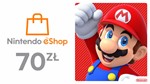⭐️ 70 PLN Nintendo eShop Gift Card (Официальный 🔑КЛЮЧ)