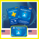 ⭐️🇺🇸 PSN CARD 1-5-10-20-25-50-75-100 US - irongamers.ru