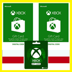 ⭐️ВСЕ КАРТЫ⭐🇵🇱Xbox Live Gift Card 100-600 PLN(Польша)