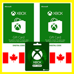 ⭐️ВСЕ КАРТЫ⭐🇨🇦Xbox Live Gift Card 15-200 CAD (Канада)