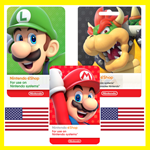 ⭐ALL GIFT CARD⭐🇺🇸Nintendo eShop Gift Card 10-150$ USA