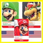 ⭐🇺🇸Nintendo eShop Gift Card 10-20-30-50-100 USD US - irongamers.ru