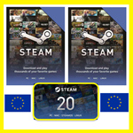 ⭐️СТИМ КАРТЫ⭐🇪🇺 EURO STEAM ЕВРО КОД ЕВРОПА ПОПОЛНИТЬ