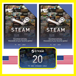 ⭐️GIFT CARD⭐🇺🇸 STEAM GIFT WALLET USD 0.50 - 300 (USA)