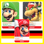 ⭐️ ВСЕ КАРТЫ⭐ 🇩🇪Nintendo eShop Gift Card 15-150 EURO