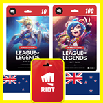 ⭐️ALL GIFT CARDS⭐️🇳🇿 League of Legends 10-150 AUD(NZ) - irongamers.ru